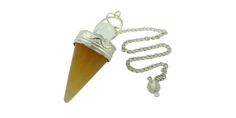 Péndulo de cuarzo citrino